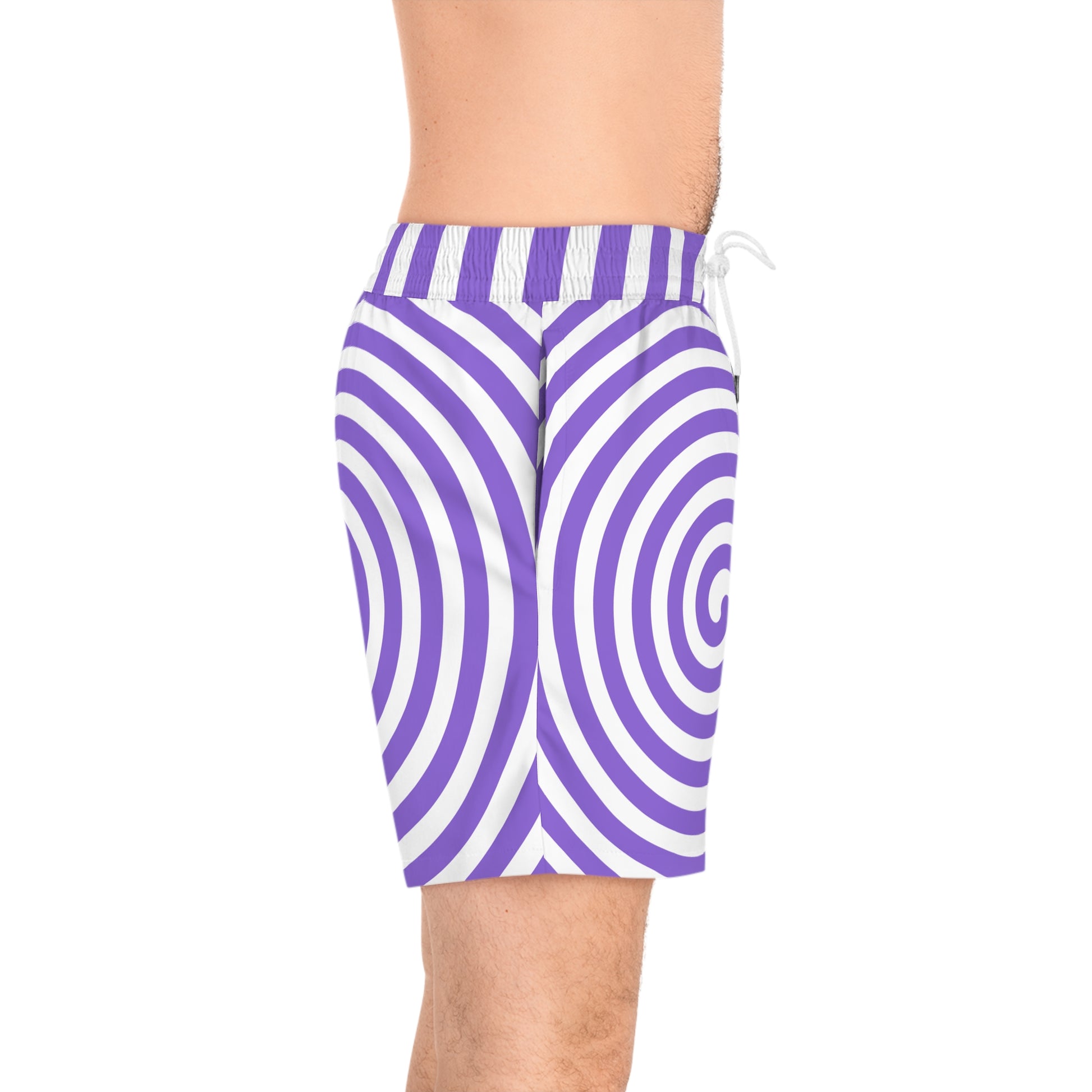 Hypnotic Swirl Swim Shorts, Beachwear Funtime, Summer Vibes, Vacation Ready, Pool Party Essentials, Unique Gift Idea