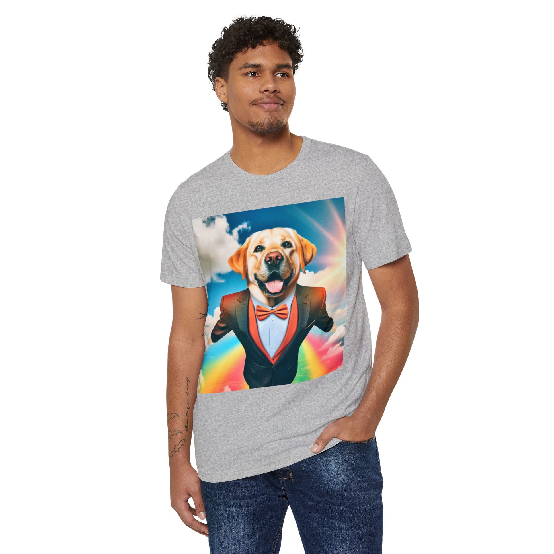 Cheerful Dog Graphic T-Shirt | Fun Gift for Pet Lovers | Eco-Friendly Tee| Perfect for Birthdays, Celebrations, and Casual Wear | [...]