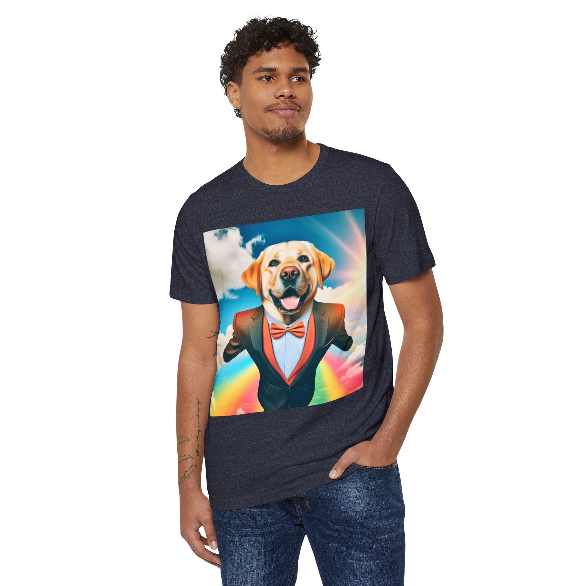 Cheerful Dog Graphic T-Shirt | Fun Gift for Pet Lovers | Eco-Friendly Tee| Perfect for Birthdays, Celebrations, and Casual Wear | [...]