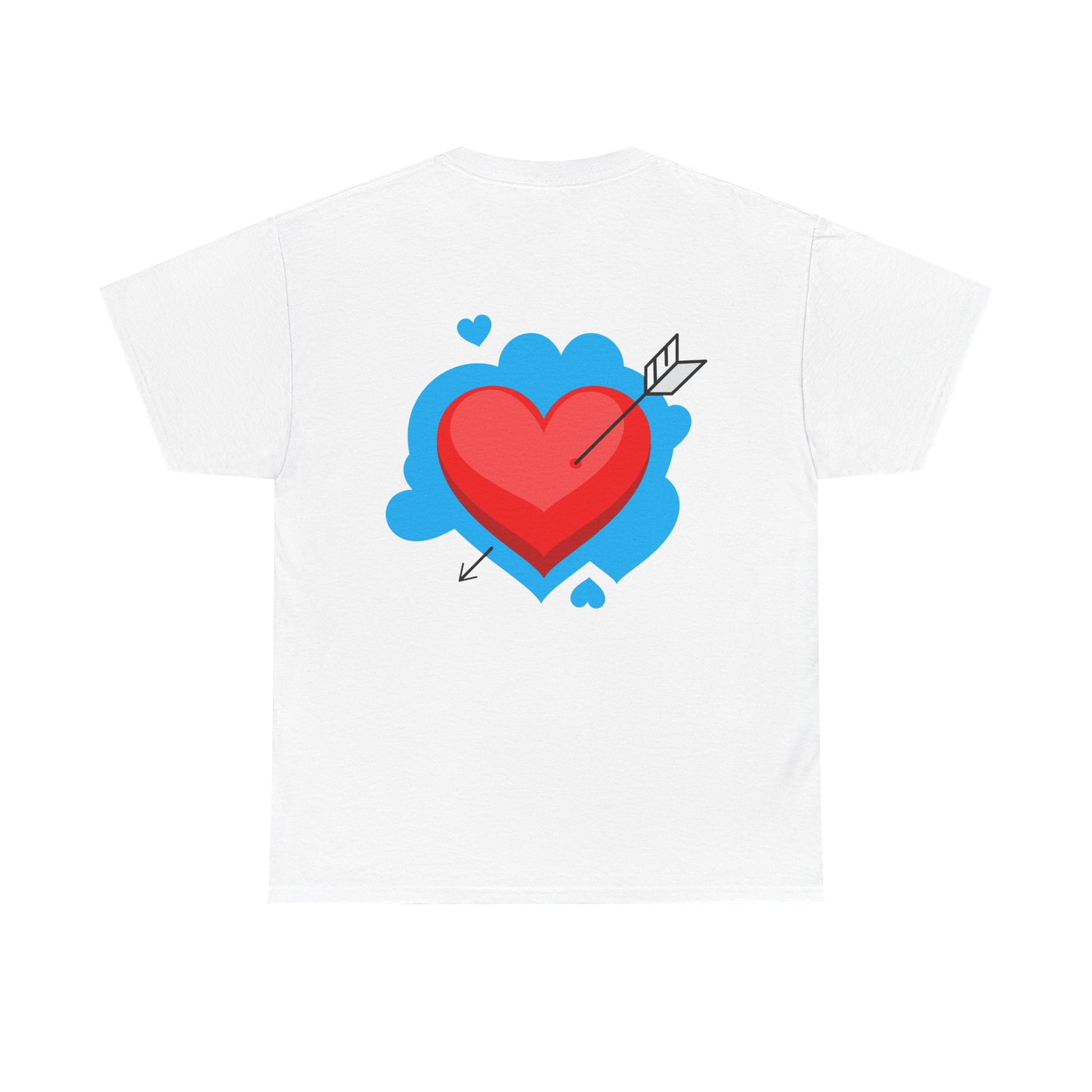 Colorful Heart Graphic Tee, Valentine's Day Shirt, Unisex Love Tee, Casual Gift for Him/Her, Cute Heart T-shirt