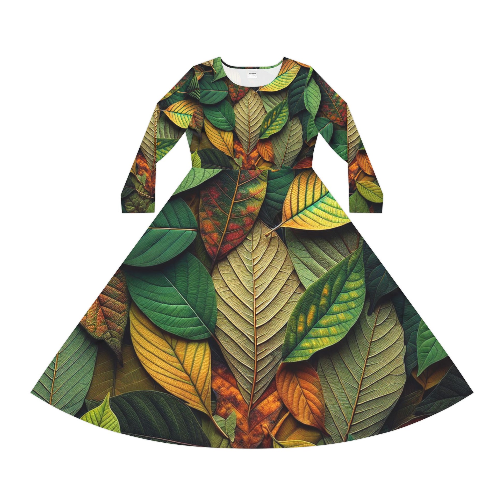 Botanical Dance Dress - Long Sleeve, Nature-Inspired Fashion, Boho Chic Dress, Floral Dress, Special Occasion Wear, Perfect for [...]